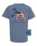 Star Spangled Dog Youth Southern Down Outfitters Short Sleeve Tee