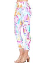 ARYEH SAIL BOAT CROPPED LEGGINGS