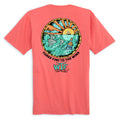 3 Fins to the Wind Coral S/S What The Fin Cotton Tee