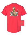 Dog in Boat Southern Down Outfitters Mens Short Sleeve Tee