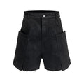 WAXED CARGO SHORTS