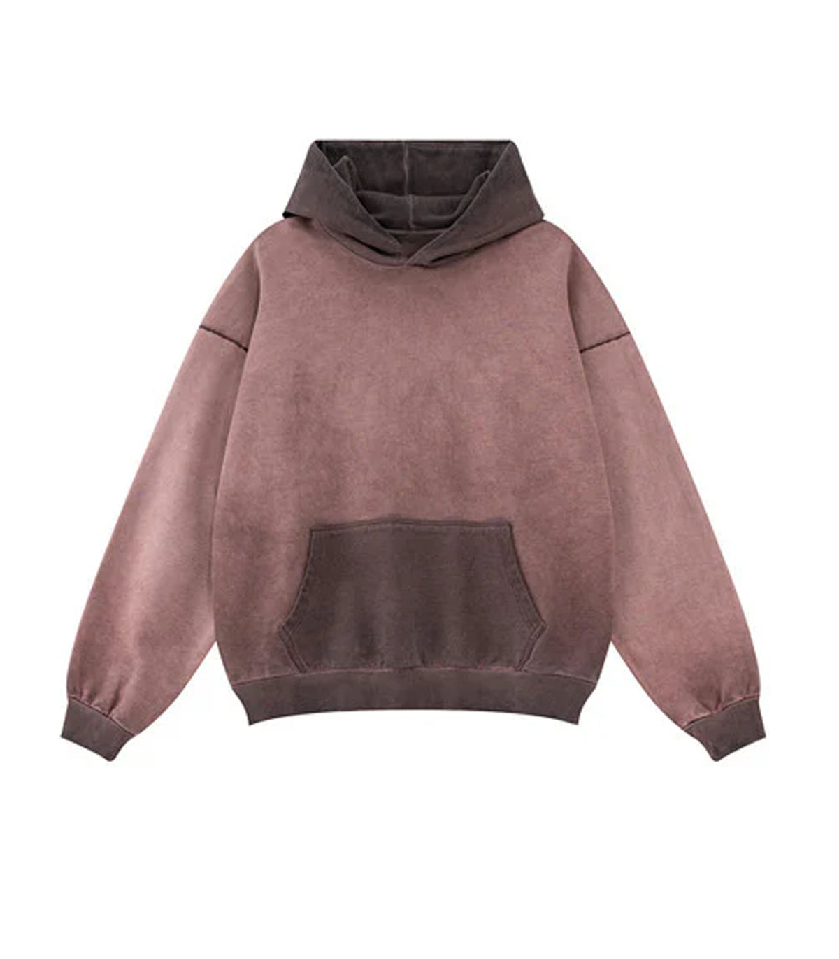 BROWN SUNFADE HOODIE