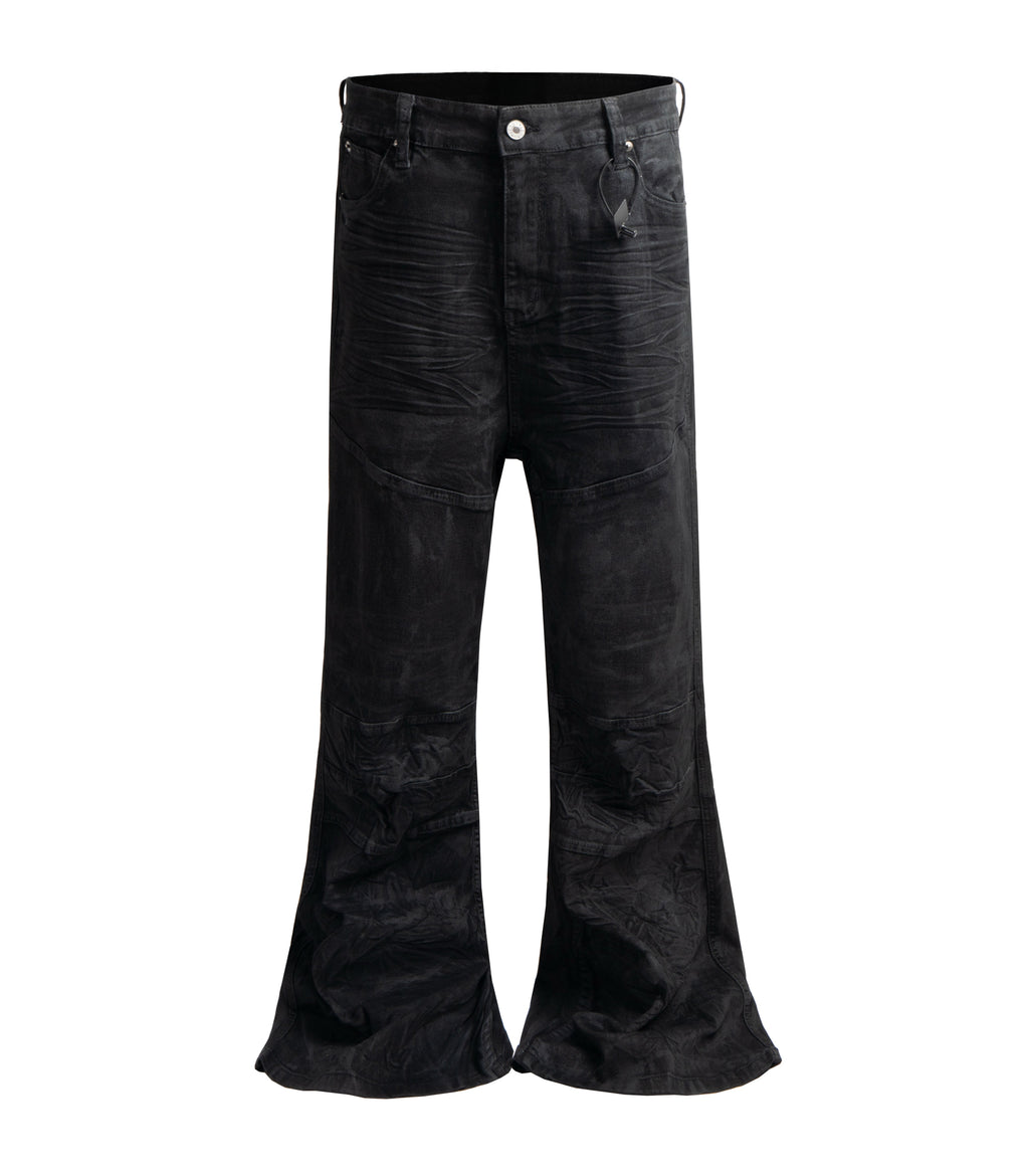 DOUBLE KNEE FLARE DENIM