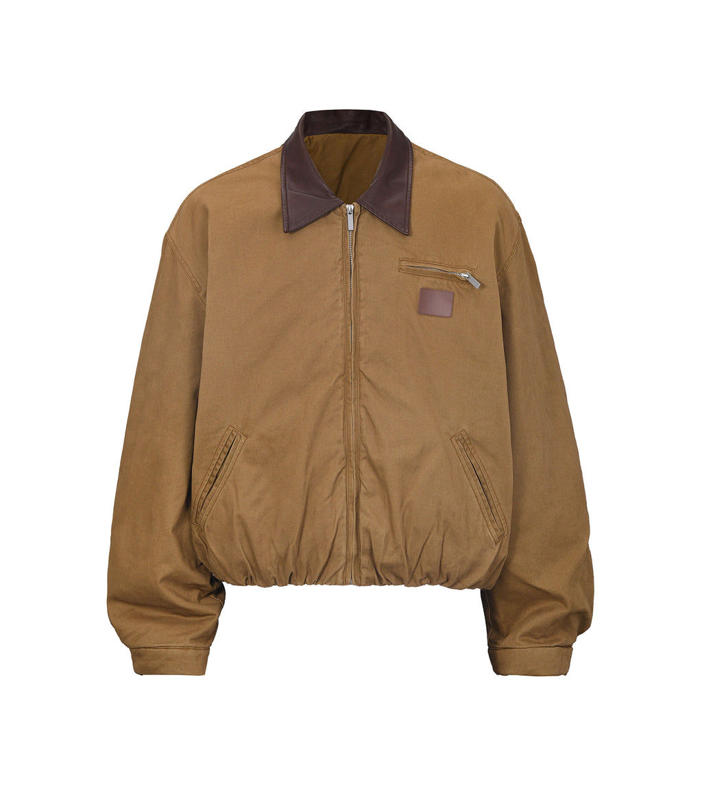 BROWN VINTAGE HUNTERS JACKET