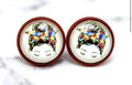 Autism Mom Photo Stud Earrings