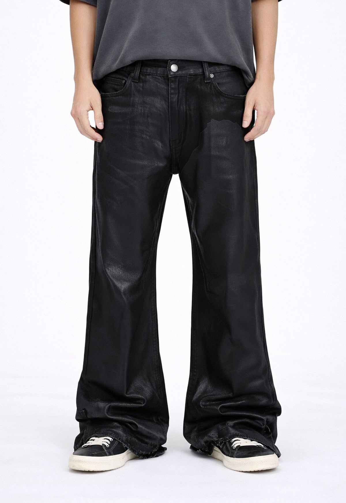 WIDEBOY PATCHWORK WAXED DENIM