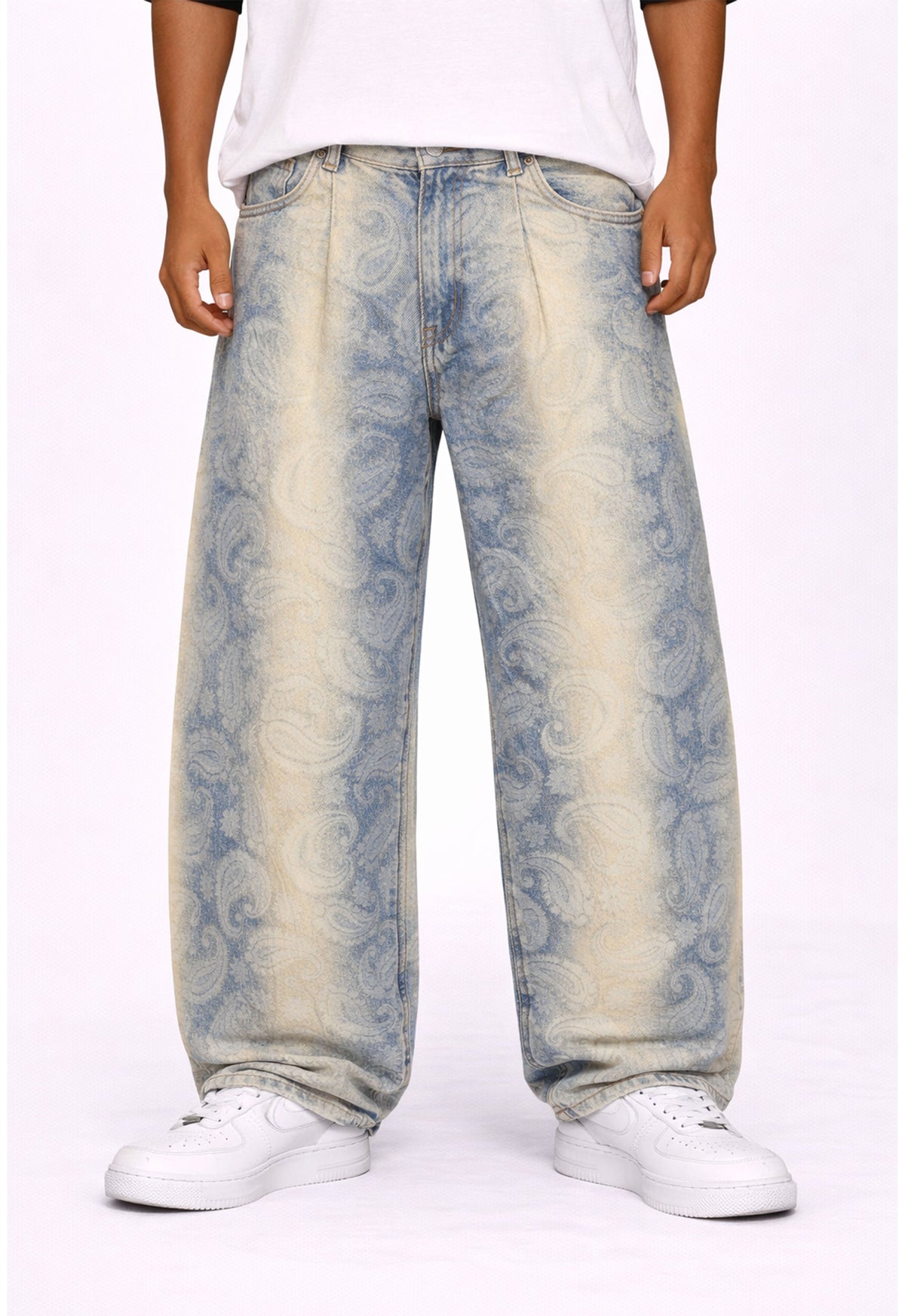 AZUL PAISLEY DENIM