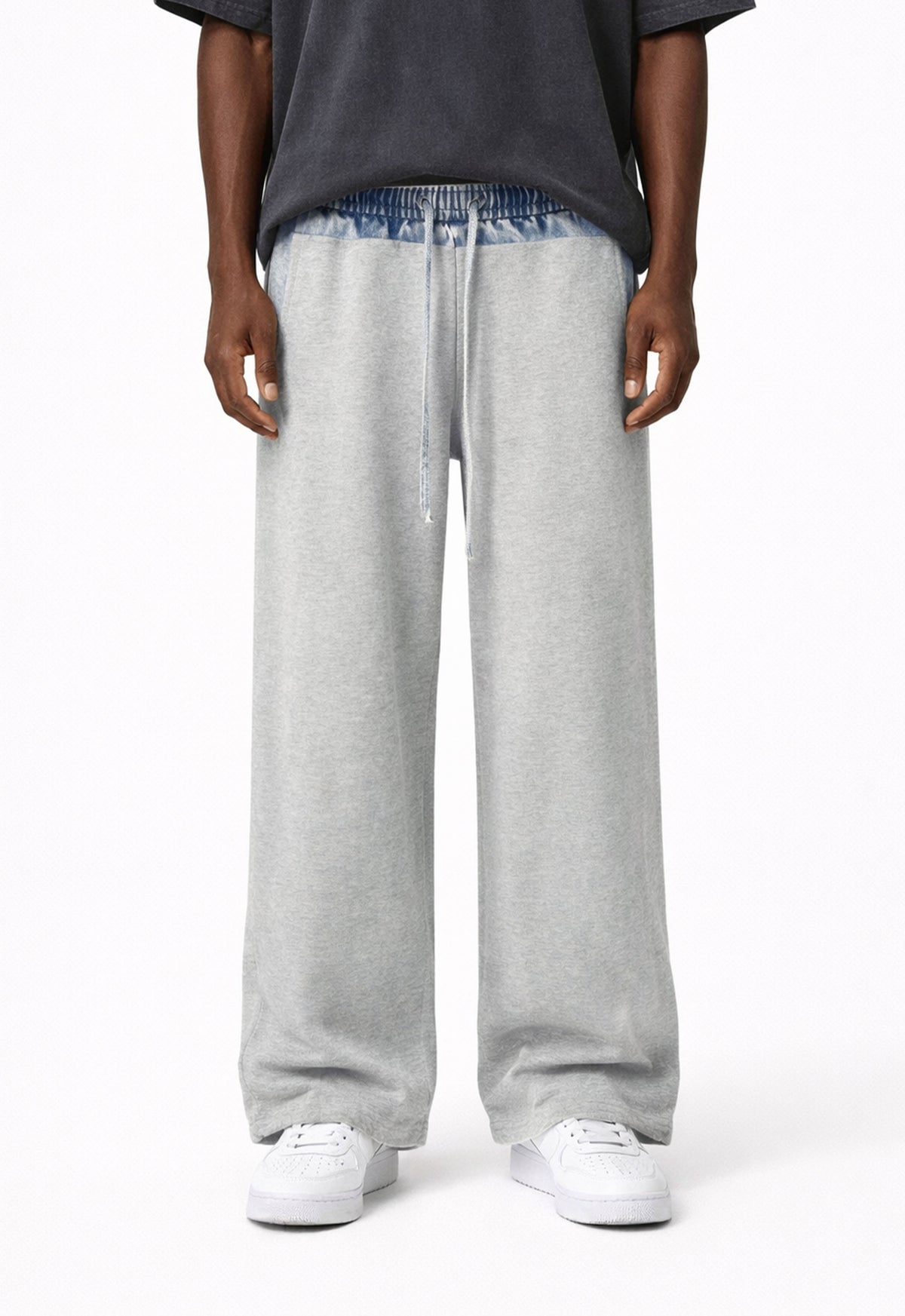 DENIM HEATHER SWEATPANTS