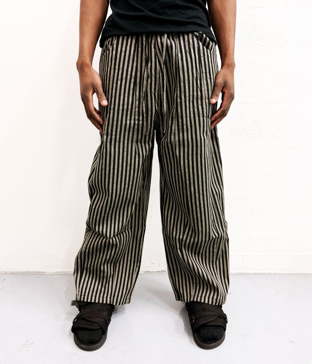 NOIR STRIPED LOUNGE PANTS (UNISEX)