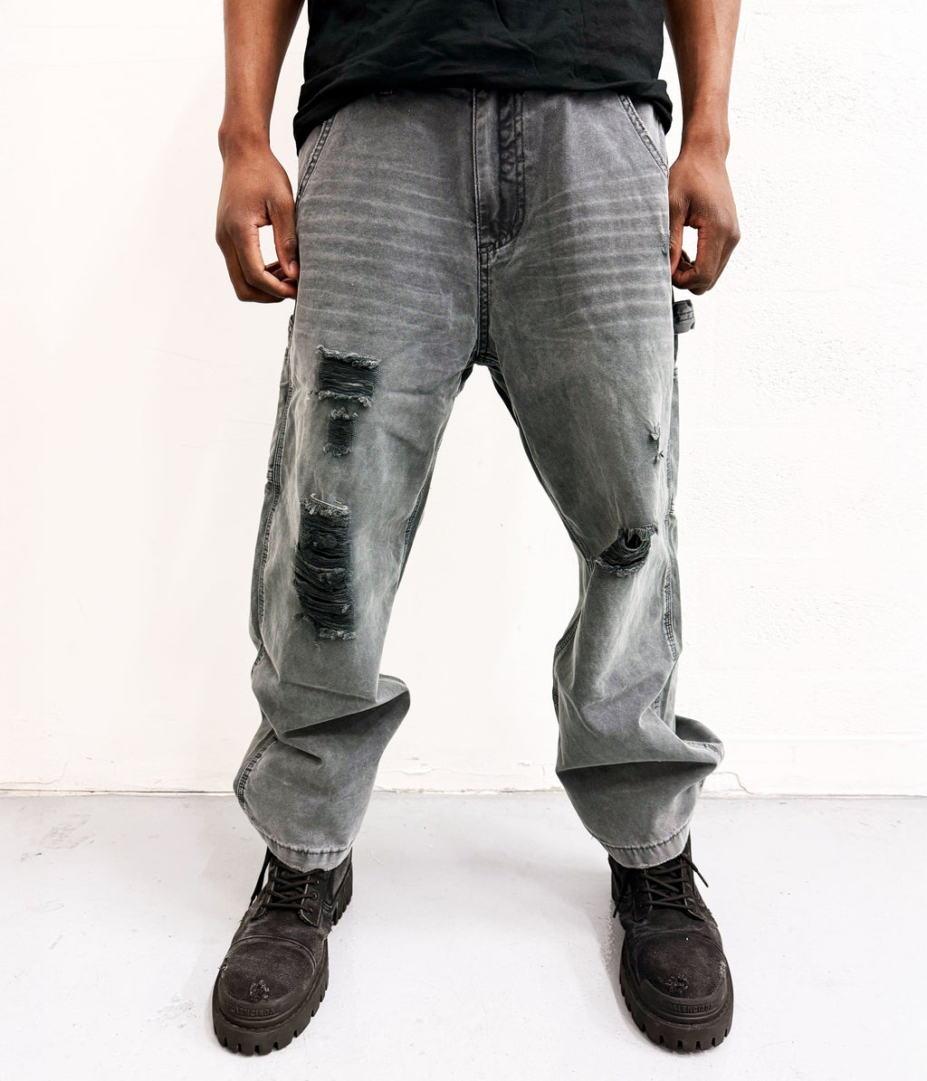 DISTRESSED CARGO DENIM