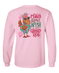 The Rules Don't Apply to My Grandkids on LS-Light Pink Southern Couture Classic Long Sleeve Tee
