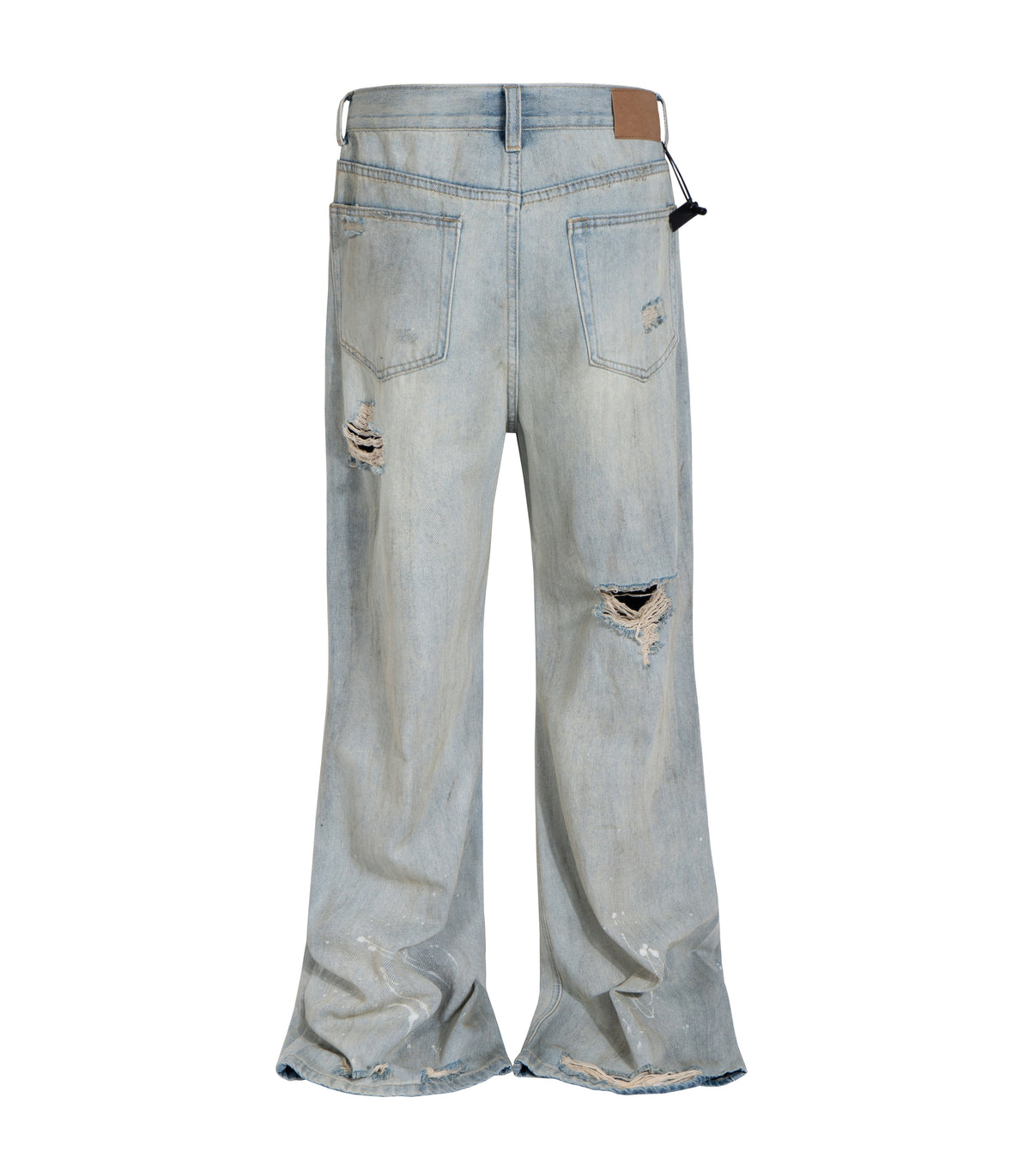 STONE DESTRUCTION FLARE DENIM