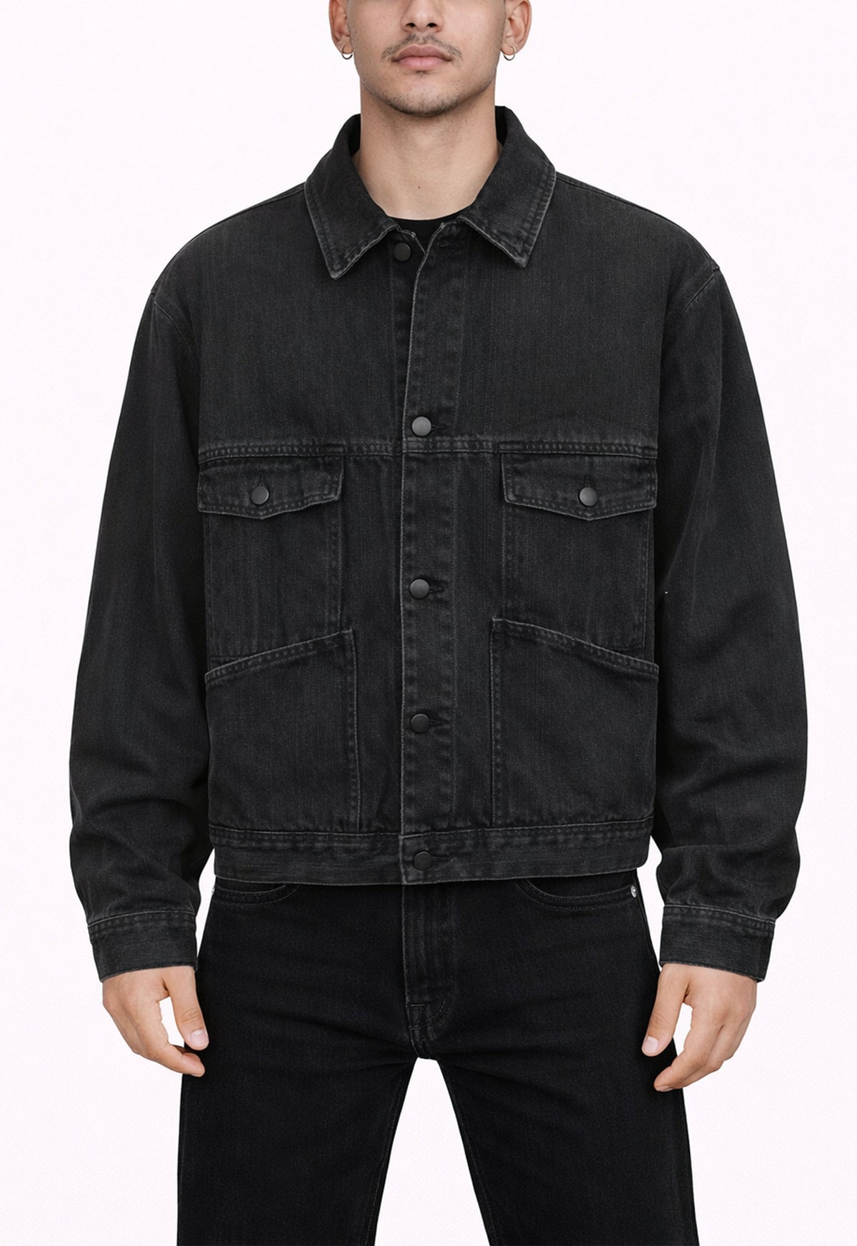 MULTI-POCKET DENIM JACKET