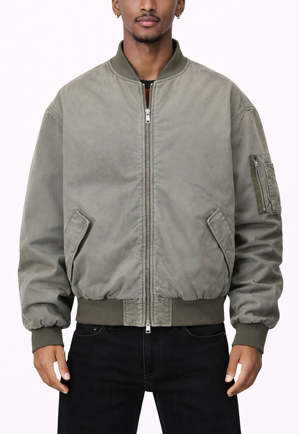 VINTAGE BOMBER JACKET MA1 [OLIVE]
