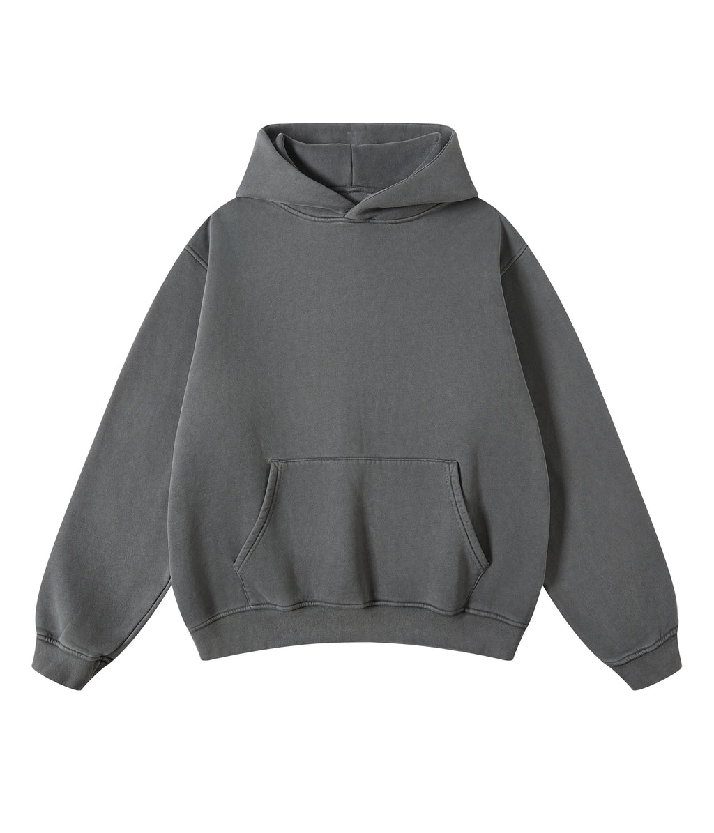 GREY VINTAGE HOODIE