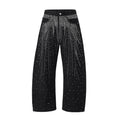 NOIR FLORAL RHINESTONE DENIM