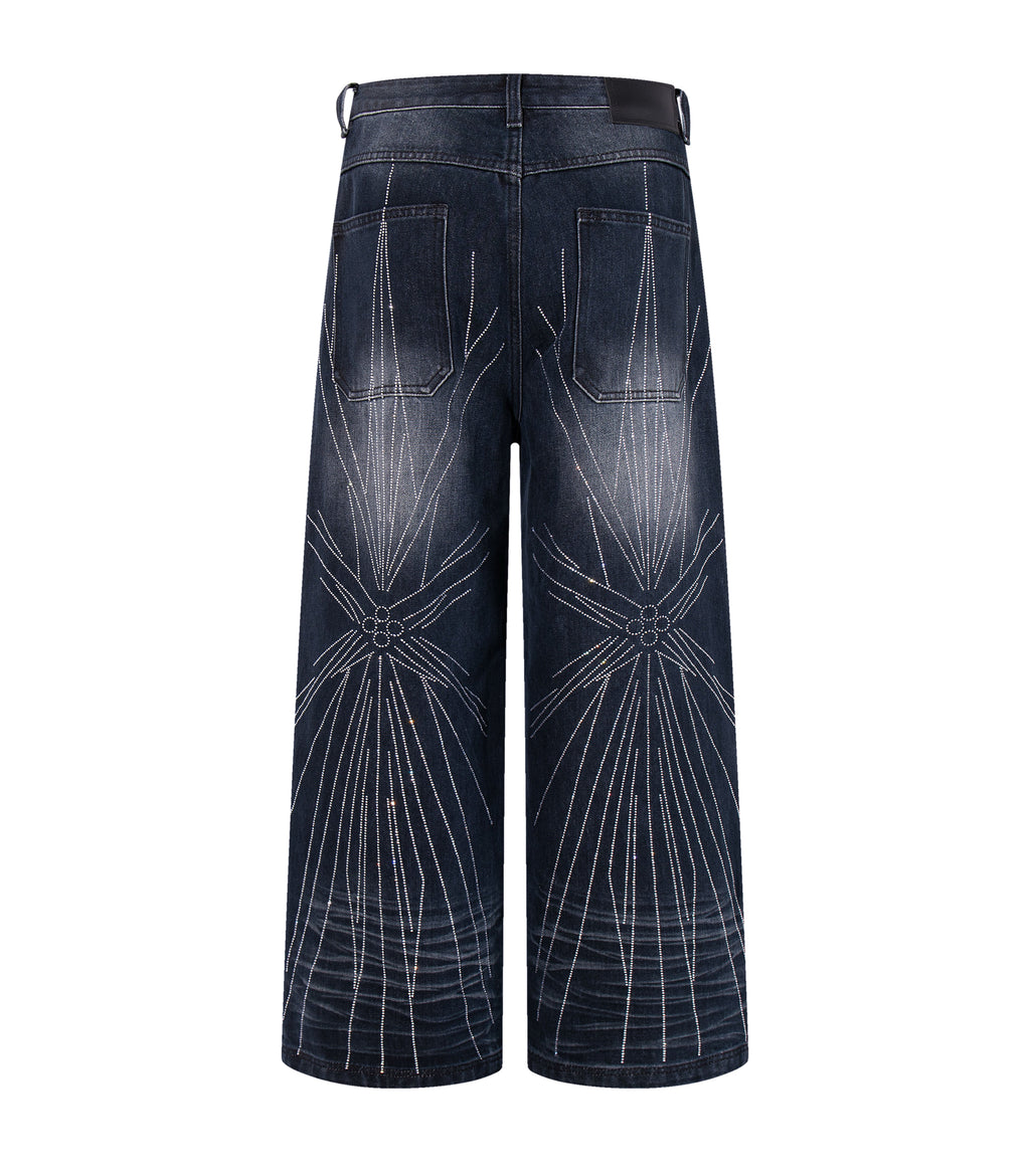 STAR RHINESTONE DENIM