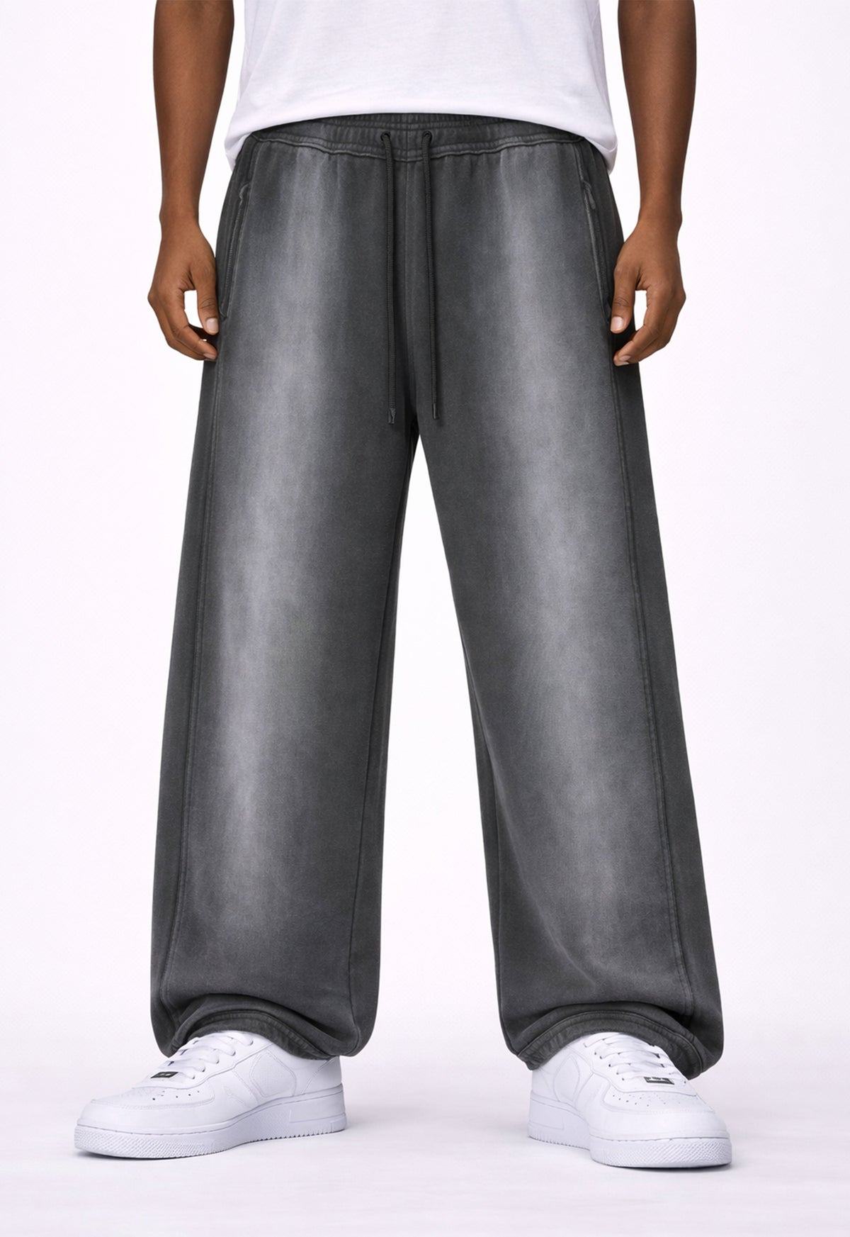 CHARCOAL SUNFADE SWEATPANTS